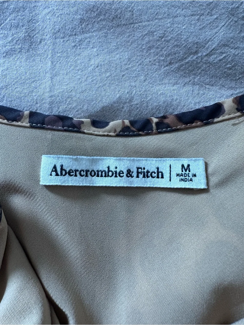 Abercrombie Leopard Print Slip Dress